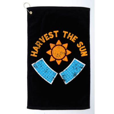 Harvest The Sun Solar Power Great Gift Platinum Collection Golf Towel