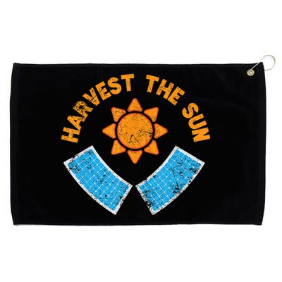 Harvest The Sun Solar Power Great Gift Grommeted Golf Towel