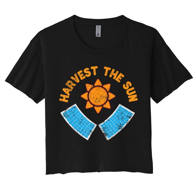 Harvest The Sun Solar Power Great Gift Crop Top
