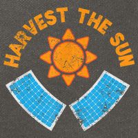 Harvest The Sun Solar Power Great Gift Cotton Canvas Backpack