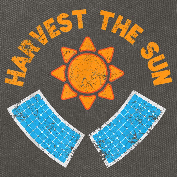 Harvest The Sun Solar Power Great Gift Cotton Canvas Backpack