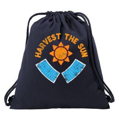 Harvest The Sun Solar Power Great Gift Drawstring Bag