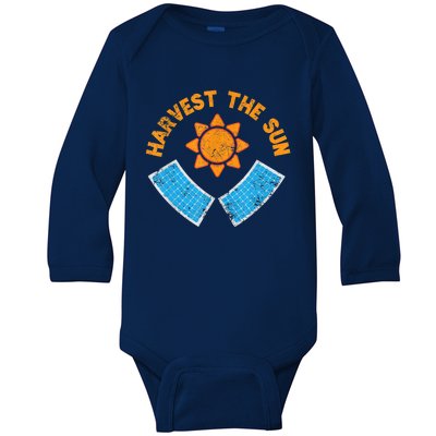 Harvest The Sun Solar Power Great Gift Baby Long Sleeve Bodysuit