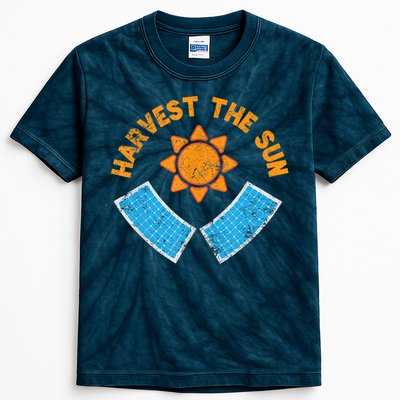 Harvest The Sun Solar Power Great Gift Kids Tie-Dye T-Shirt