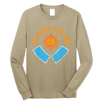 Harvest The Sun Solar Power Great Gift Long Sleeve Shirt