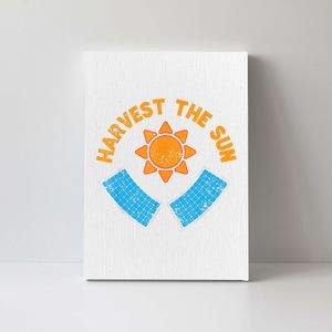 Harvest The Sun Solar Power Great Gift Canvas