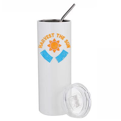 Harvest The Sun Solar Power Great Gift Stainless Steel Tumbler