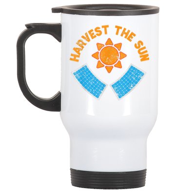 Harvest The Sun Solar Power Great Gift Stainless Steel Travel Mug