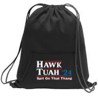 Hawk Tuah Spit On That Thang Trending Sweatshirt Cinch Pack Bag