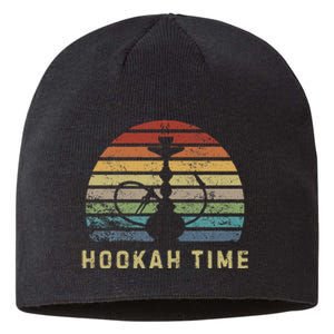 Hookah Time Sunset Shisha Smoke Hookah Lover Party Sustainable Beanie