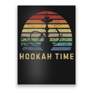 Hookah Time Sunset Shisha Smoke Hookah Lover Party Poster