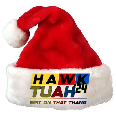 Hawk Tush Spit On That Thang Viral Election Parody Gift Premium Christmas Santa Hat