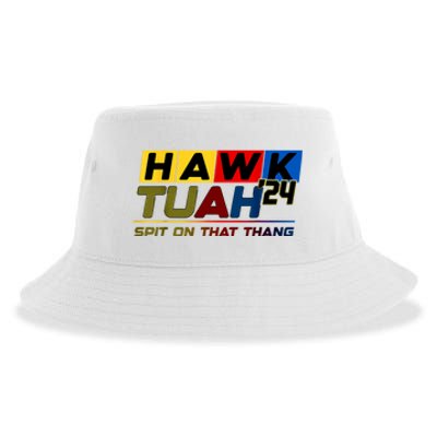 Hawk Tush Spit On That Thang Viral Election Parody Gift Sustainable Bucket Hat