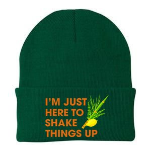 Here To Shake Things Up Lulav Etrog Sukkot Jewish Holiday Knit Cap Winter Beanie