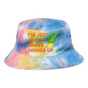 Here To Shake Things Up Lulav Etrog Sukkot Jewish Holiday Tie Dye Newport Bucket Hat