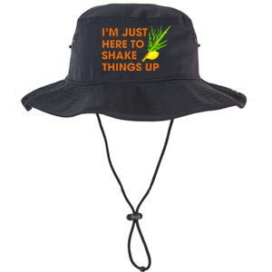 Here To Shake Things Up Lulav Etrog Sukkot Jewish Holiday Legacy Cool Fit Booney Bucket Hat