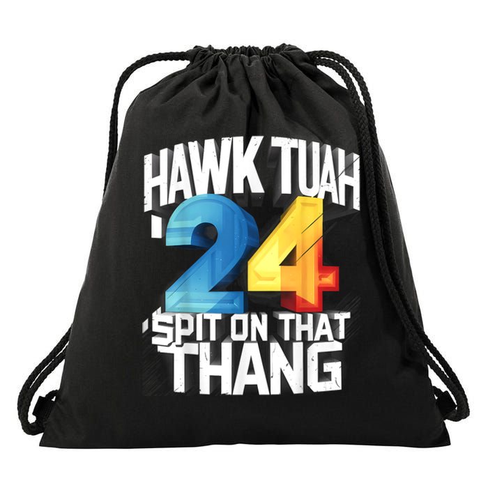 Hawk Tush Spit On That Thing Presidential Candidate Parody Drawstring Bag