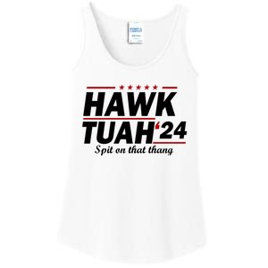 Hawk Tuah Spit On That Thang Trending Ladies Essential Tank