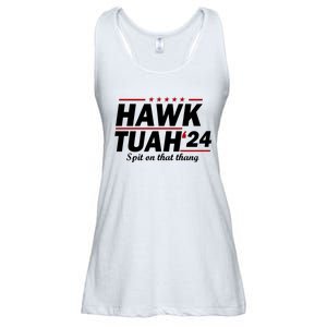 Hawk Tuah Spit On That Thang Trending Ladies Essential Flowy Tank