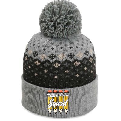 History Teacher Squad Team Funny Gift The Baniff Cuffed Pom Beanie