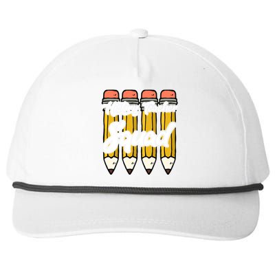 History Teacher Squad Team Funny Gift Snapback Five-Panel Rope Hat