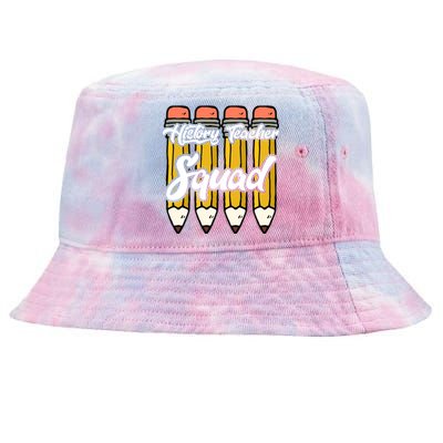 History Teacher Squad Team Funny Gift Tie-Dyed Bucket Hat