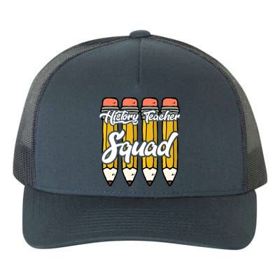 History Teacher Squad Team Funny Gift Yupoong Adult 5-Panel Trucker Hat