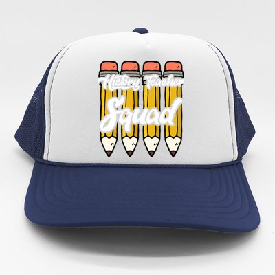 History Teacher Squad Team Funny Gift Trucker Hat