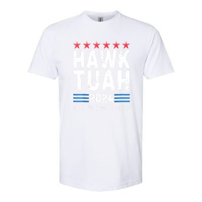 Hawk Tush Spit On That Thang 4th Of July Viral Election Parody Gift Softstyle CVC T-Shirt