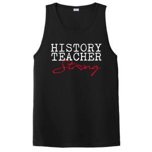 History Teacher Strong Gift Social Studies Team Gift PosiCharge Competitor Tank