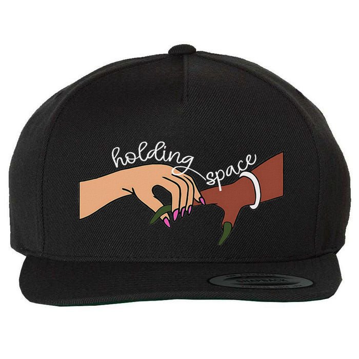 Holding Together Space Wool Snapback Cap