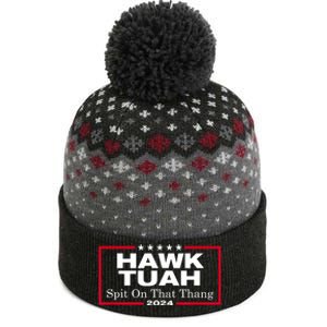 Hawk Tush Spit On That Thang Presidential Candidate Parody Gift The Baniff Cuffed Pom Beanie