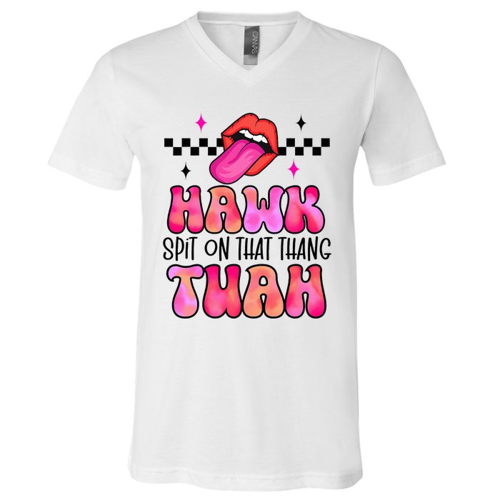 Hawk Tush Spit On That Thing V-Neck T-Shirt