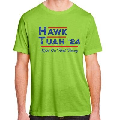 Hawk Tuah Spit Funny Humor Saying Adult ChromaSoft Performance T-Shirt