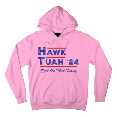 Hawk Tuah Spit Funny Humor Saying Hoodie