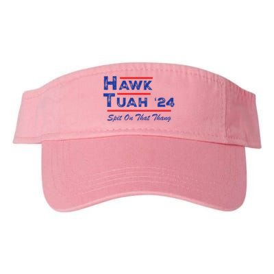 Hawk Tuah Spit Funny Humor Saying Valucap Bio-Washed Visor