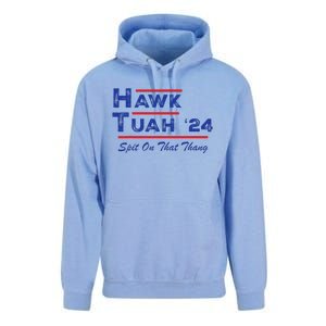 Hawk Tuah Spit Funny Humor Saying Unisex Surf Hoodie