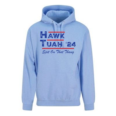 Hawk Tuah Spit Funny Humor Saying Unisex Surf Hoodie