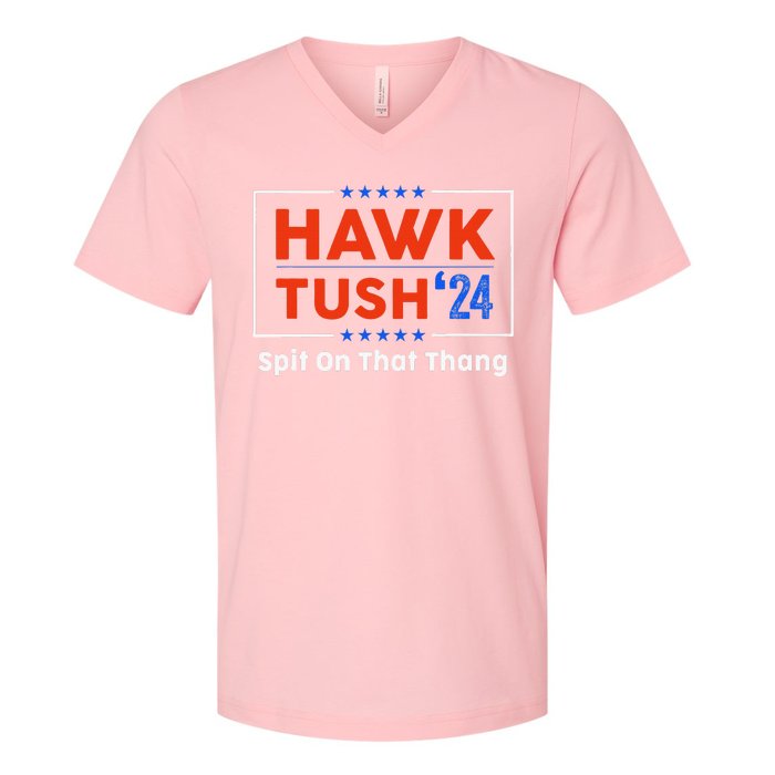 Hawk Tush Spit On That Thing Presidential Candidate Parody V-Neck T-Shirt