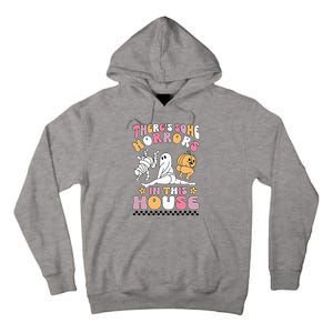 Halloween There's Some Horrors In This House Ghost Pumpkin Tall Hoodie