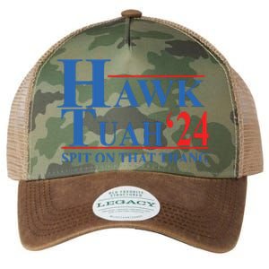 Hawk Tuah Spit On That Thang Funny Legacy Tie Dye Trucker Hat