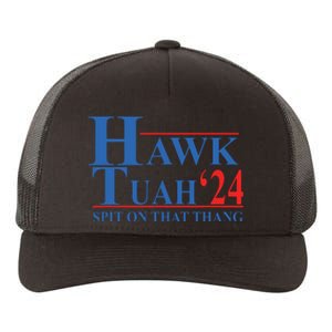 Hawk Tuah Spit On That Thang Funny Yupoong Adult 5-Panel Trucker Hat