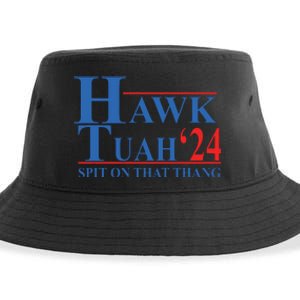 Hawk Tuah Spit On That Thang Funny Sustainable Bucket Hat