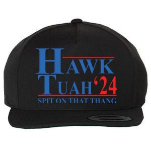 Hawk Tuah Spit On That Thang Funny Wool Snapback Cap