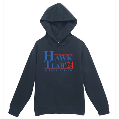 Hawk Tuah Spit On That Thang Funny Urban Pullover Hoodie