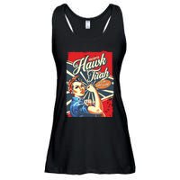 Hawk Tush Spit On That Thang Viral Election President 2024 Ladies Essential Flowy Tank