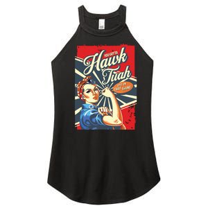 Hawk Tush Spit On That Thang Viral Election President 2024 Women's Perfect Tri Rocker Tank