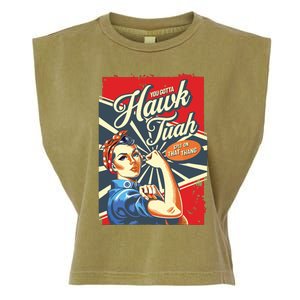 Hawk Tush Spit On That Thang Viral Election President 2024 Garment-Dyed Women's Muscle Tee