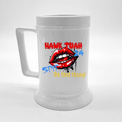 Hawk Tush Spit On That Thing Presidential Candidate Parody Gift Beer Stein