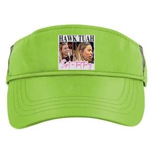 Hawk Tauh Spit On That Thang Funny Hawk Tauhmeme 2024 Adult Drive Performance Visor